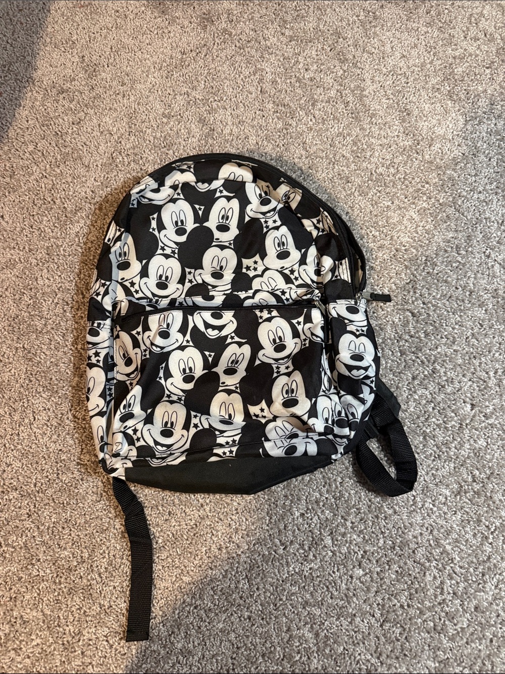 Mickey Mouse Black & White Kids Backpack